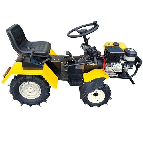 تصویر 1 از تیلر چهار چرخ شخم زن با موتور دیزلی پر فشار